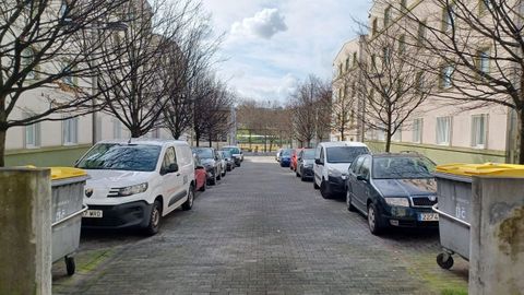 Calle Ecuador, donde un hombre apu�al� a otro