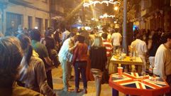 En las Festas de Ver�n (en la imagen, en una foto de archivo) la hosteler�a de A R�a podr� abrir hora y media m�s