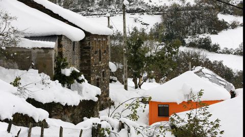 Imagen del temporal de nieve