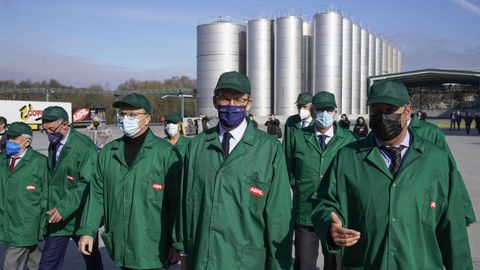 Aceites Abril inaugura su segunda línea de refinado en su planta del polígono de San Cibrao das Viñas (Ourense)