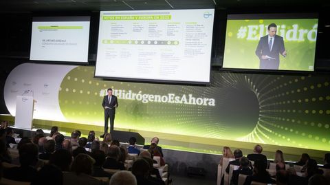 El consejero delegado de Enag�s, Arturo Gonzalo, desgran� la situaci�n actual del sector