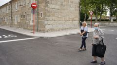 Zona en la que intervino el Concello de Ourense.