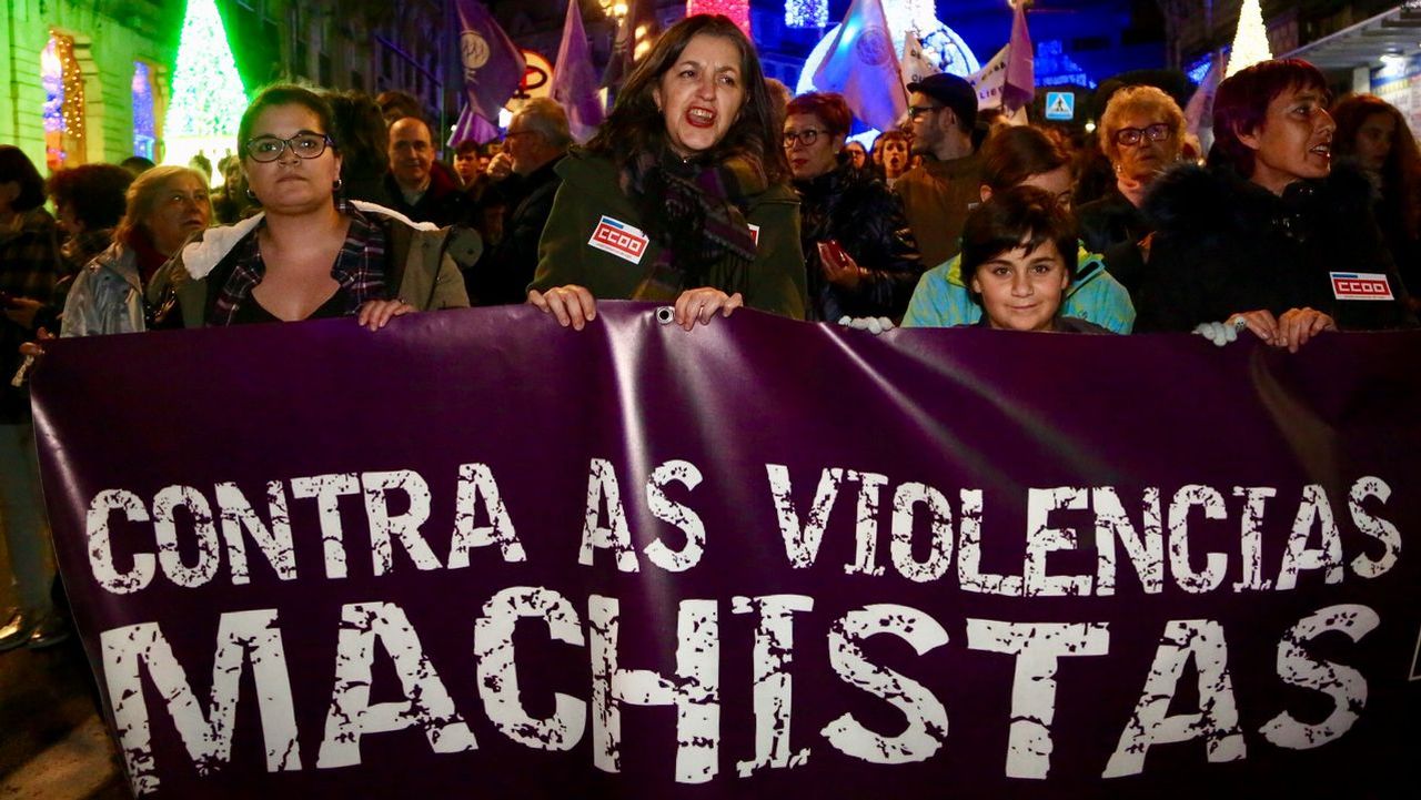 Miles de personas claman en toda España contra la violencia machista