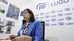 La portavoz del PP de Lugo, Elena Candia