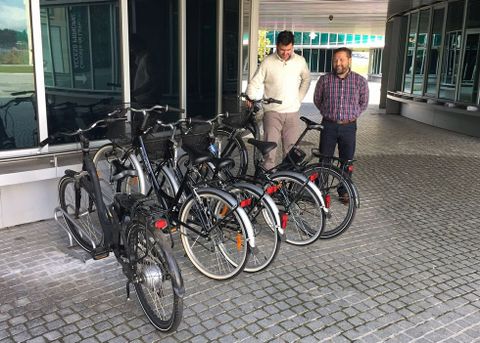 Cinco bicicletas se usan ya por ediles y trabajadores.