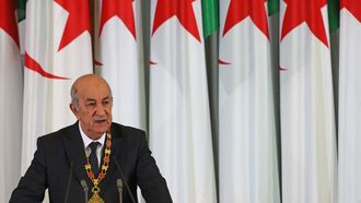 El presidente de Argelia, Abdelmayid Tebune, en una imagen de archivo.