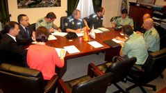 La junta local de seguridad de Sarria se reuni� para dise�ar un dispositivoo especial para el San Xo�n