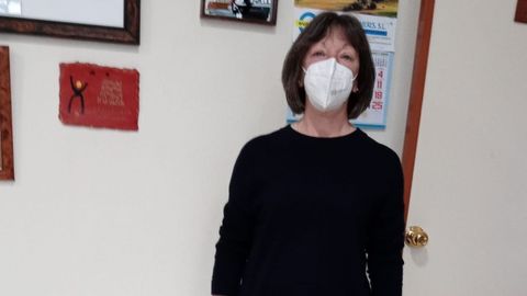 Mar�a Jes�s ?Susi? Mart�nez, presidenta de la asociaci�n de vecinos Santiago de Nuevo Gij�n, Perchera y la Bra�a