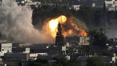 Bombardeos en Kobani