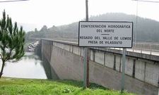 Embalse de Vilasouto, en O Incio, que abastece el canal de regad�o del Val de Lemos