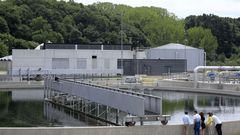 Todo el complejo de la estaci�n depuradora ocupa seis hect�reas en Conturiz