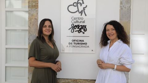La presidenta de la Diputaci�n, Carmela L�pez, y la subdelegada del Gobierno en Lugo, Olimpia L�pez, junto al museo