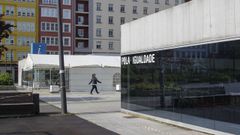 La ludoteca de la plaza de Espa�a, donde se desarrollar�n los campamentos urbanos de Semana Santa, en una imagen de archivo.