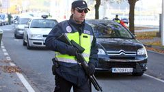 Foto de archivo de un control policial