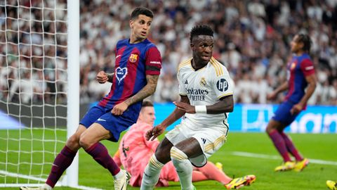 Real Madrid y Barcelona.Real Madrid y Barcelona durante un partido