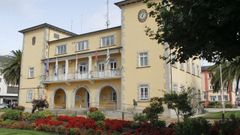 Exterior del consistorio local pont�s, en una imagen de archivo