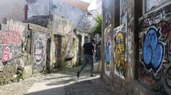 Ruinas en el barrio de Ferrol Vello, en una foto de archivo.