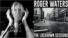 Roger Waters, a la izquierda, durante las grabaciones caseras realizadas en la pandemia. A la derecha, portada del lbum que recoge aquellos registros.