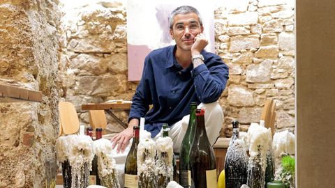 El cocinero Adri�n Fel�pez en el restaurante Miga, que cerrar� sus puertas este a�o.