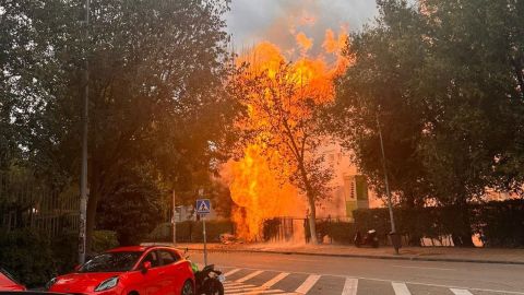 Incendio en un Colegio Mayor de Madrid