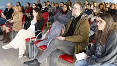 En imagen de archivo, charla sobre autismo organizada por Asfanemor en la Casa do Forno, en Celeiro