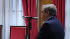 El regidor Gerardo Seoane, durante el jucio en su contra en la Audiencia Provincial de Ourense