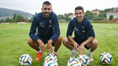 Joselu y Pel�ez, en A Malata