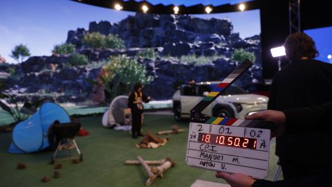 Imagen de la inauguraci�n del Coru�a Estudio Inmersivo en febrero del 2025