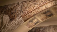 Detalle de las pinturas de Sijena.