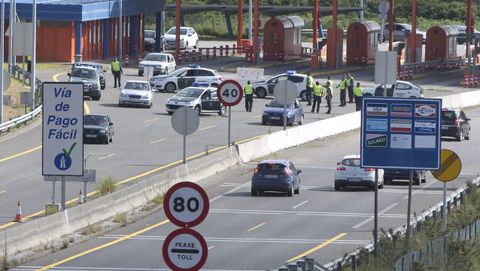 Peaje de Sabón en la AG-55