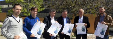 Alfonso Mera, Ramiro Fern�ndez, Alfredo Llano, Jos� Ram�n Soto, Marcelino Luna y Emilio Villarmea presentaron el torneo en Burela. 