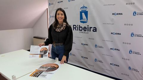 La alcaldesa de Ribeira, Mar�a Sampedro, present� el programa de actividades por el aniversario de los 120 a�os como ciudad

