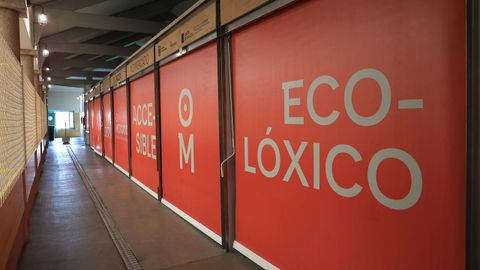 Locales cerrados en el Gastroespazo del Mercado de Pontevedra