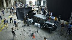 Imagen de archivo de un rodaje de Vaca Films en Santiago