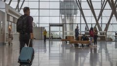 Foto de archivo del aeropuerto de Santiago