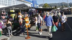 El mercadillo de A Pobra recuper� la normalidad hace una semana, cuando regresaron todos los comerciantes