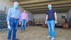 Rosendo Fern�ndez visita la finca de Armariz