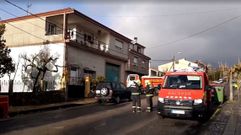 Incendi� en Bande con un herido