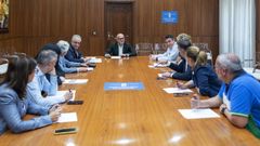 Reuni�n de la Junta de Gobierno de la Diputaci�n de Ourense.