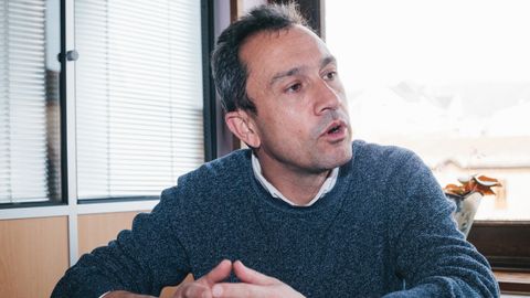 El coordinador general de IU de Asturias, Ovidio Zapico