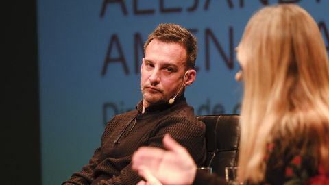 Alejandro Amenbar en la mesa redonda Monstruos, en el VIII Foro de la Cultura de Valladolid