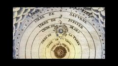 Ilustraci�n del �Sistema del universo seg�n Cop�rnico� (1719)