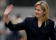 Cristina de Borb�n, en una imagen de abril del 2010 antes de asistir a un oficio religioso en Barcelona. 