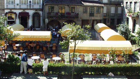 Terraza del Carabela, en el año 2000