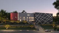 As� ser� la futura casa de cultura de A Cachada una vez finalicen las obras de ampliaci�n, que avanzan a buen ritmo.