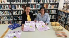 La concejala de Cultura, Patricia Lojo, y la encargada de la biblioteca municipal, Lolo Fern�ndez, presentaron la iniciativa

