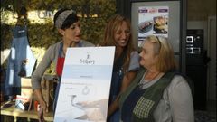 Donaci�n de cuero en La Granera a cambio de un caf�