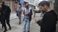 Estreno de la funci�n-ruta del FIOT F�nico, con parte del equipo, caso de Santi Romay