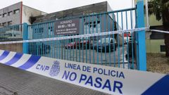 La nave de Sidegal permanece cercada por la cinta policial este mi�rcoles