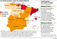 Las federaciones ante el comit� federal